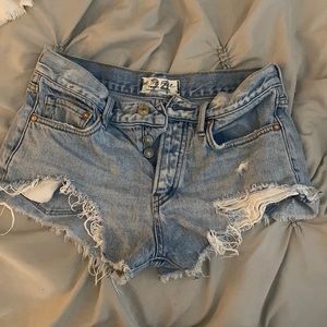 Free people Jean shorts